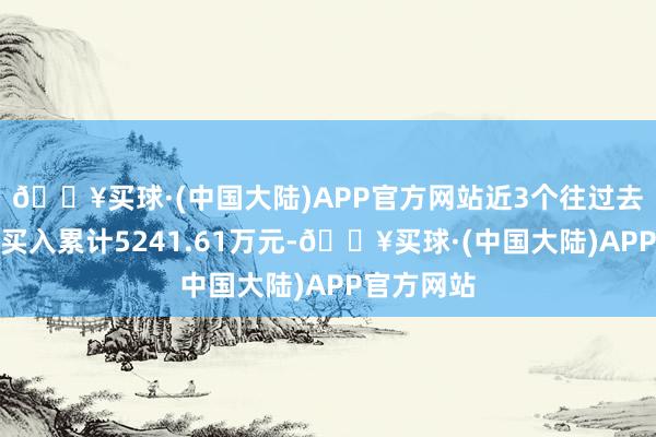 🔥买球·(中国大陆)APP官方网站近3个往过去已通达净买入累计5241.61万元-🔥买球·(中国大陆)APP官方网站