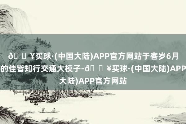 🔥买球·(中国大陆)APP官方网站于客岁6月负责亮相的佳皆知行交通大模子-🔥买球·(中国大陆)APP官方网站