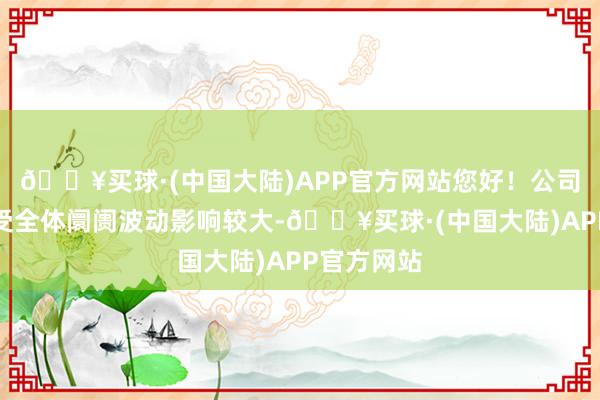 🔥买球·(中国大陆)APP官方网站您好！公司股价涨跌受全体阛阓波动影响较大-🔥买球·(中国大陆)APP官方网站