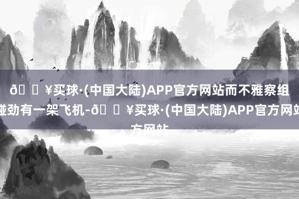 🔥买球·(中国大陆)APP官方网站而不雅察组碰劲有一架飞机-🔥买球·(中国大陆)APP官方网站